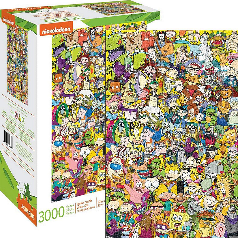 Nickelodeon Cast 3000 Piece Jigsaw Puzzle Image