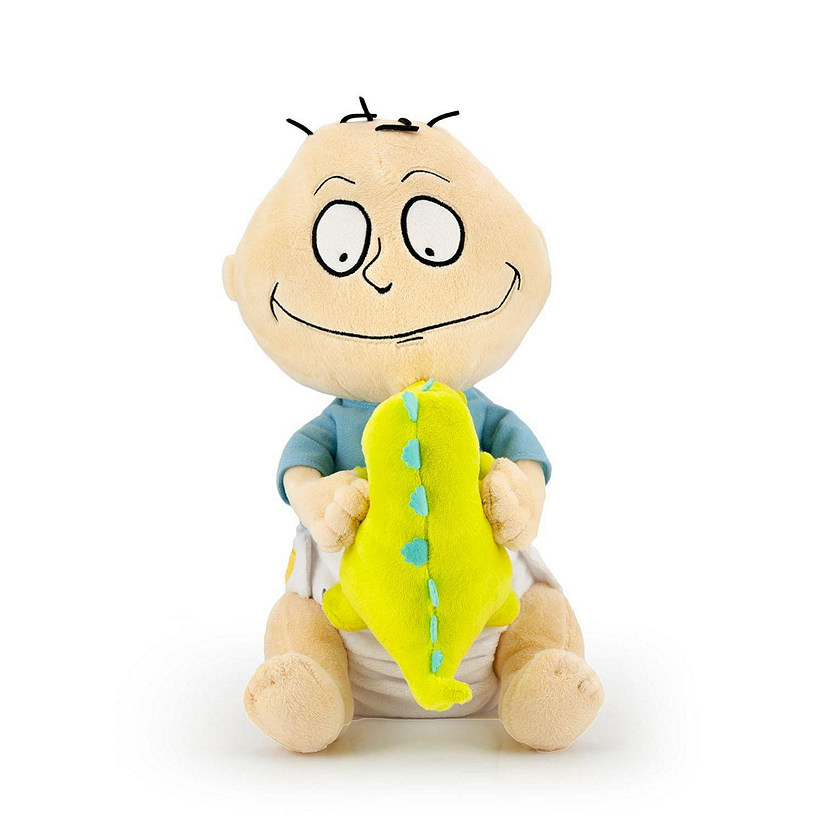 Nickelodeon Rugrats Tommy Pickles and Reptar Stuffed Plush Toy, 12" Image