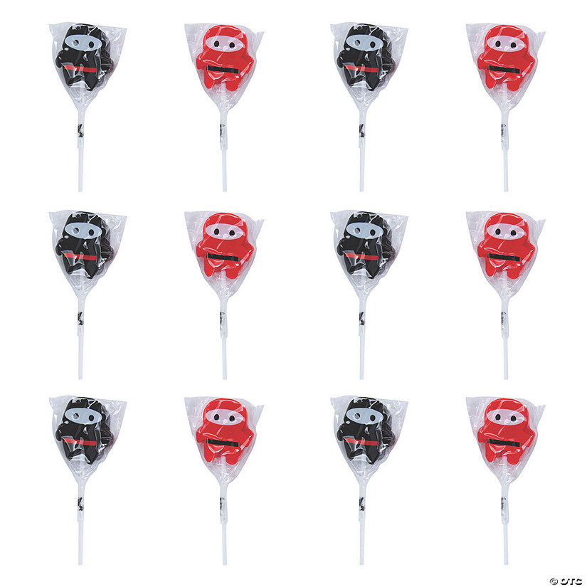 Ninja Character Lollipops - 12 Pc. Image