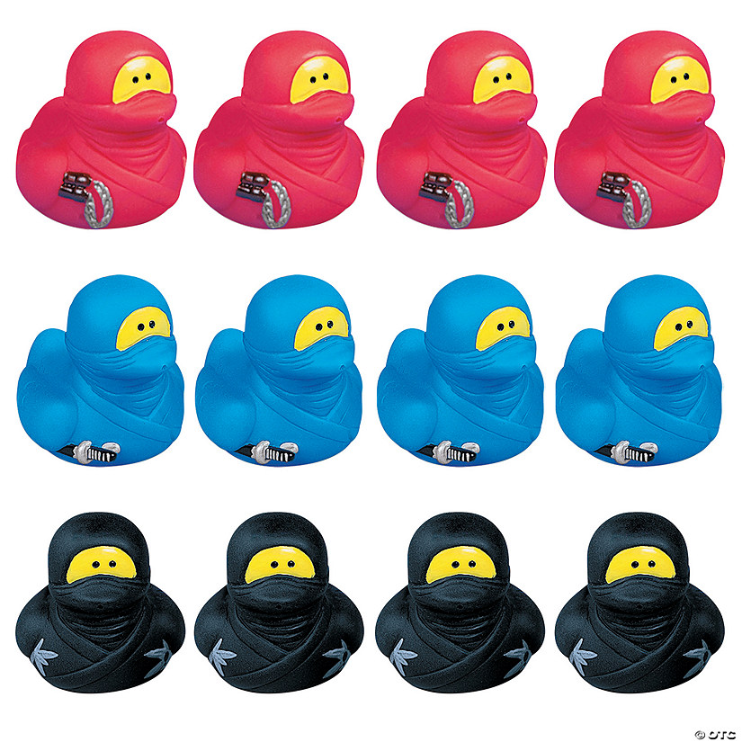 Ninja Rubber Ducks - 12 Pc. Image