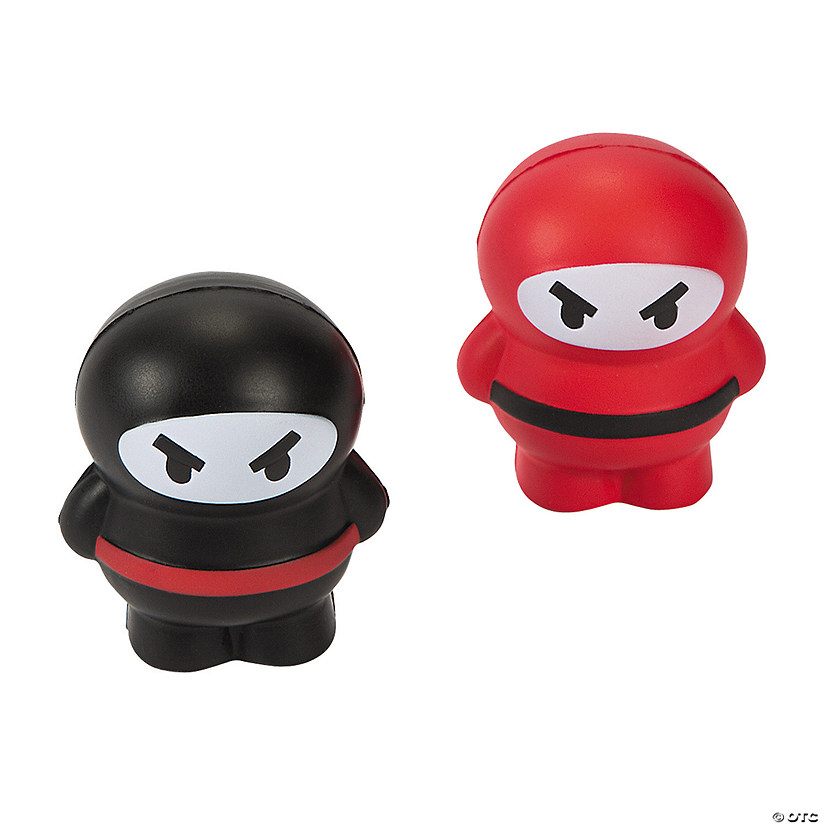 Ninja Stress Toys - 12 Pc. Image