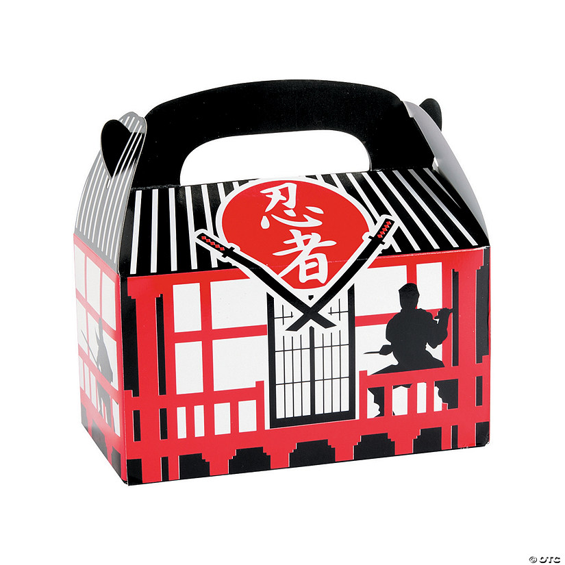 Ninja Warrior Favor Boxes - 12 Pc. Image