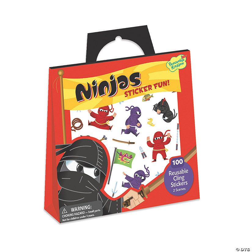 Ninjas Reusable Sticker Tote Image