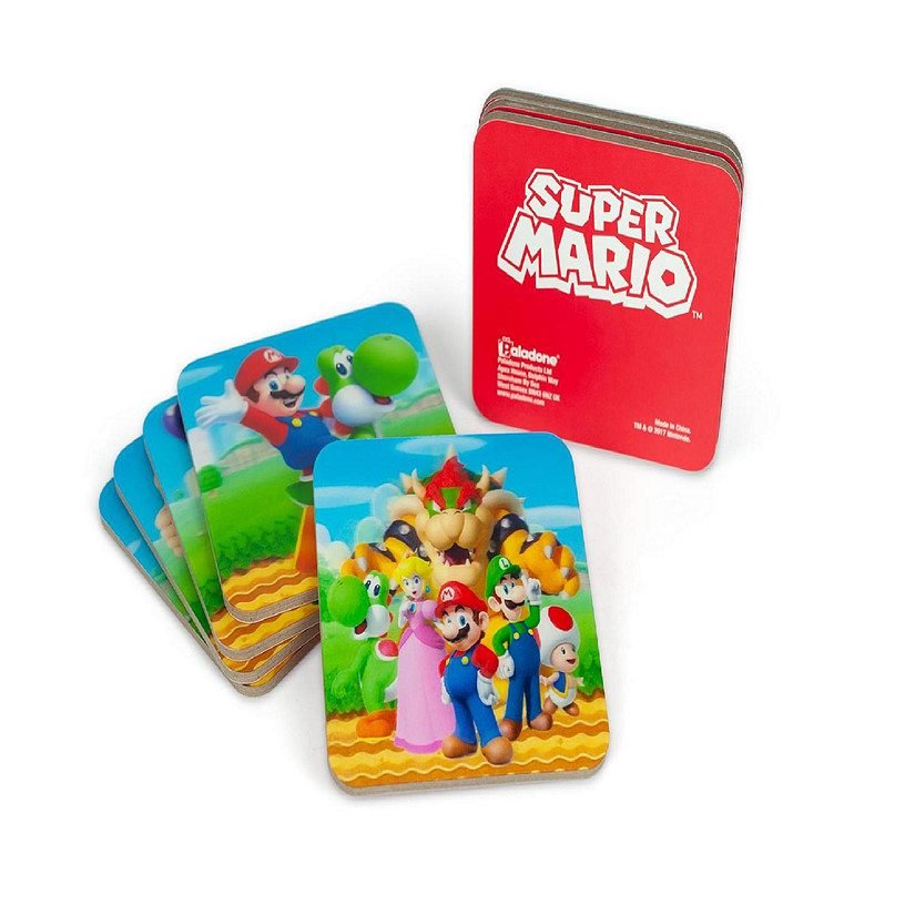 Nintendo Super Mario Bros. 4-Piece Stackable 3D Coaster Set Image