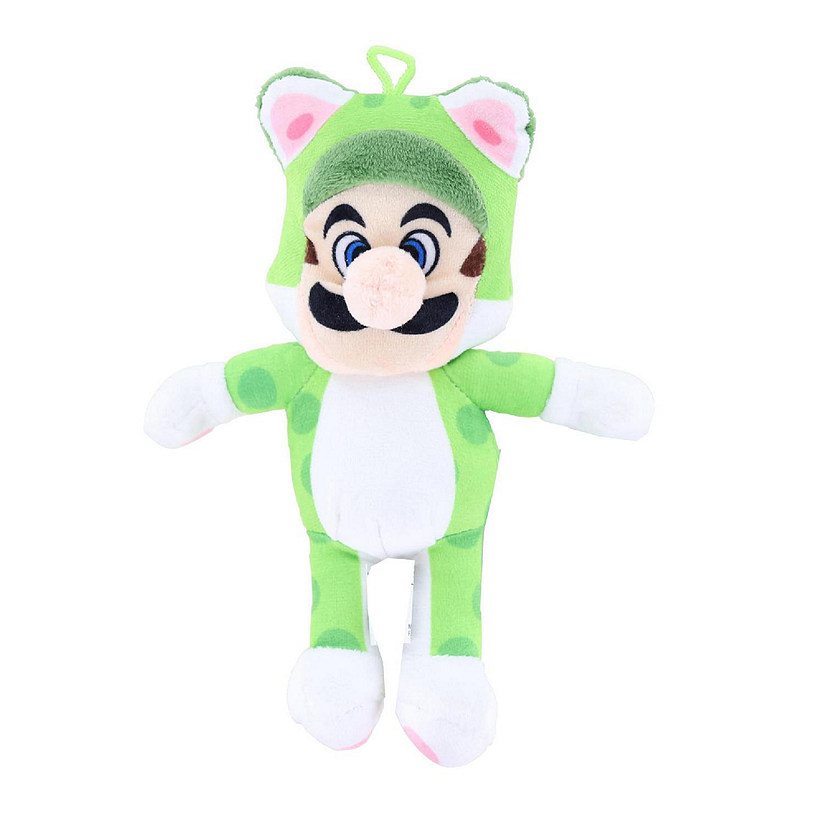 Nintendo Super Mario Power Suit 8.5 Inch Plush  Neko Cat Luigi Image