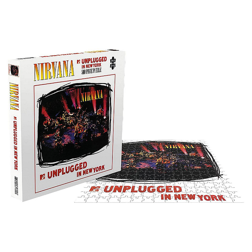 Nirvana Mtv Unplugged In New York 500 Piece Jigsaw Puzzle Image