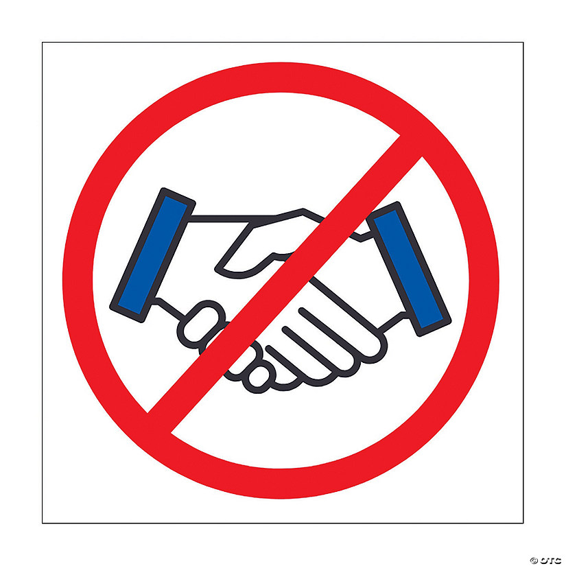 No Handshake Decals Image