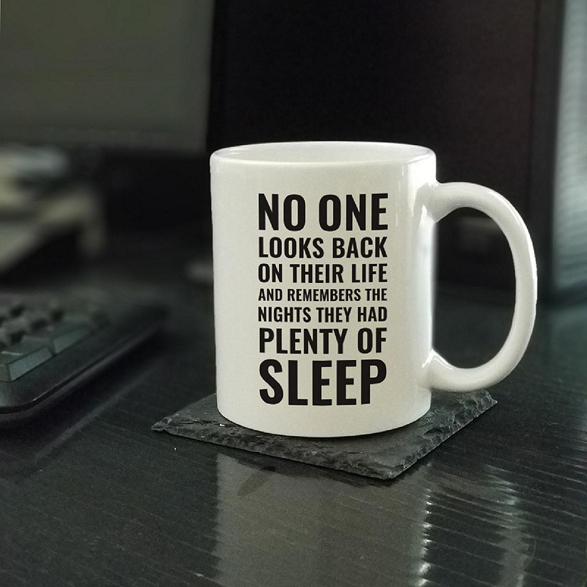 No One Remembers Sleep ceramic mug Image