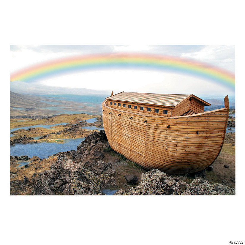 Noah&#8217;s Ark Backdrop Banner - 2 Pc. Image