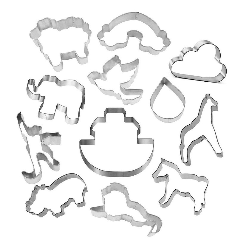 Noah's Ark 12 Piece Cookie Cutter Set Image