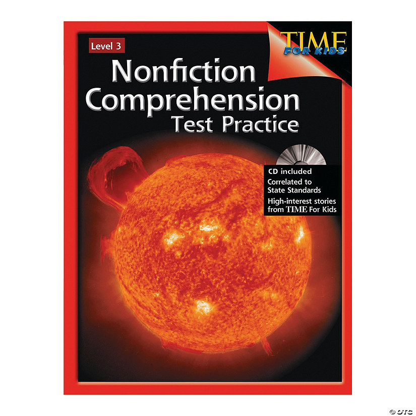 Nonfiction Comprehension Test Practice: Level 3 Image