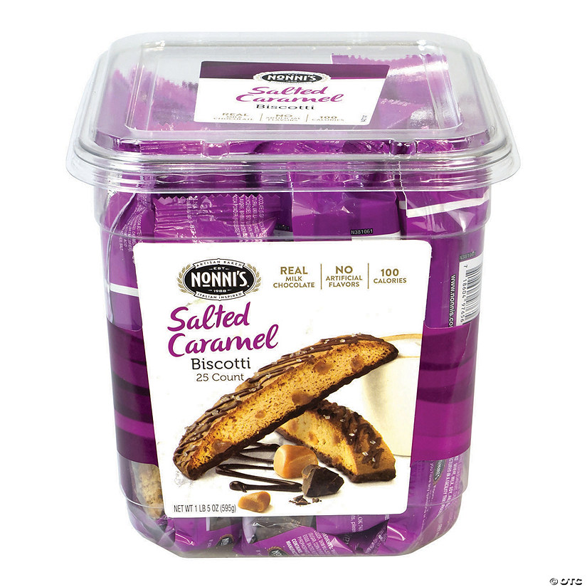 NONNI'S Biscotti Salted Caramel, 25 Count Image