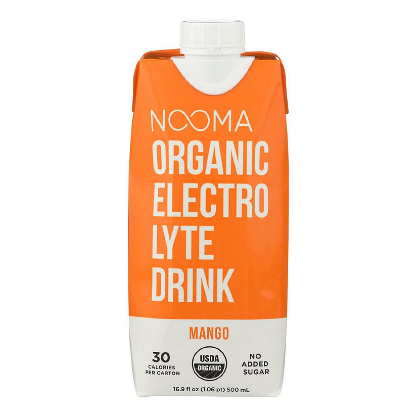 Nooma Electrolite Drink - Organic - Mango - Case of 12 - 16.9 fl oz Image