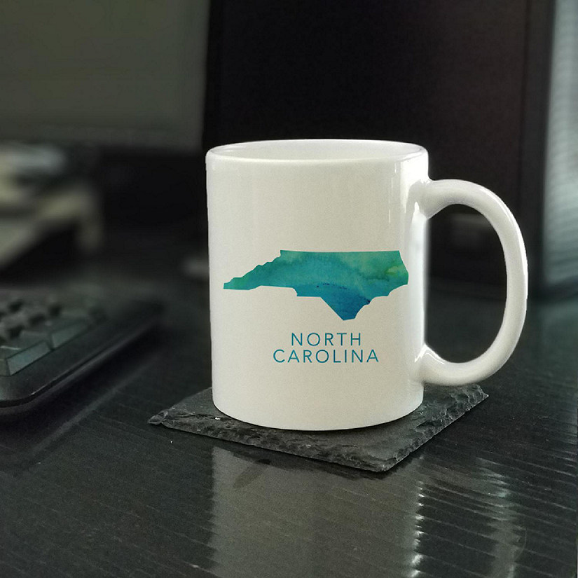 North Carolina Aqua Blue Water Mug Image