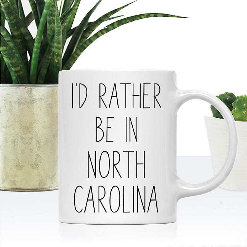 North Carolina Ceramic Travel Coffee Mug Image