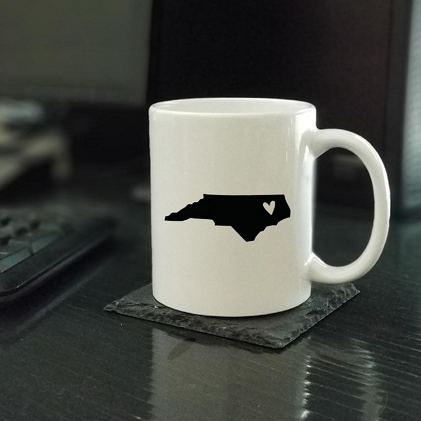 North Carolina State Heart Ceramic Mug Image