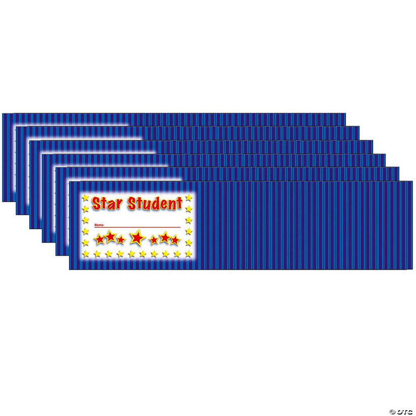 North Star Teacher Resources Star Student Punch Cards, 36 Per Pack, 6 Packs Image