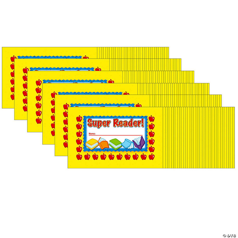 North Star Teacher Resources Super Reader! Punch Cards, 36 Per Pack, 6 Packs Image