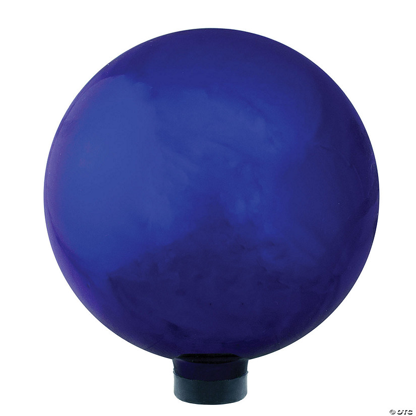 Northlight 10" Blue Mirrored Glass Outdoor Garden Gazing Ball Image