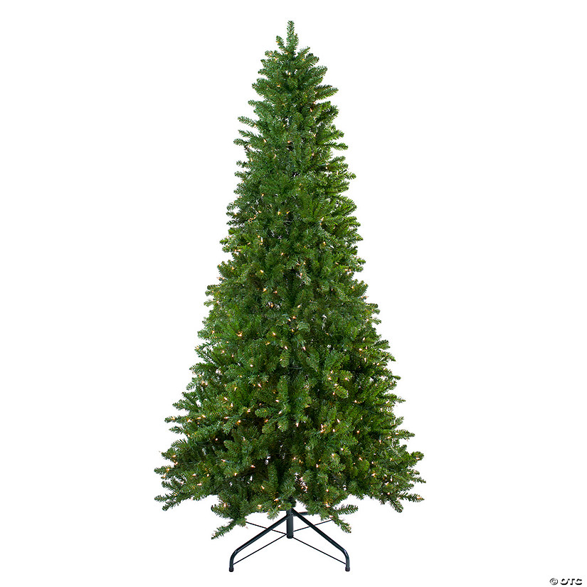 Northlight 10' Pre-Lit Everett Pine Slim Artificial Christmas Tree  Clear Lights Image