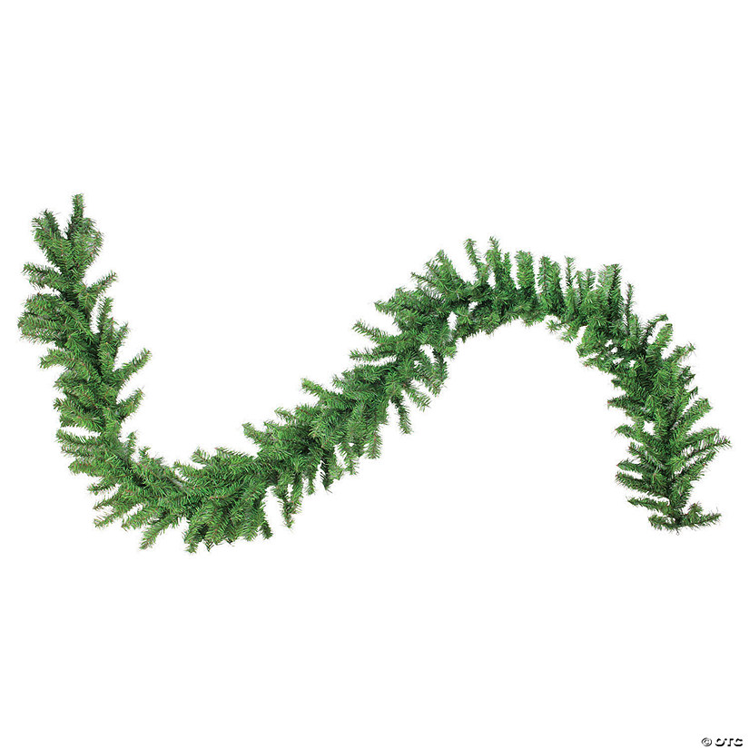 Northlight 100' x 12" Green Canadian Pine Commercial Length Artificial Christmas Garland  Unlit Image