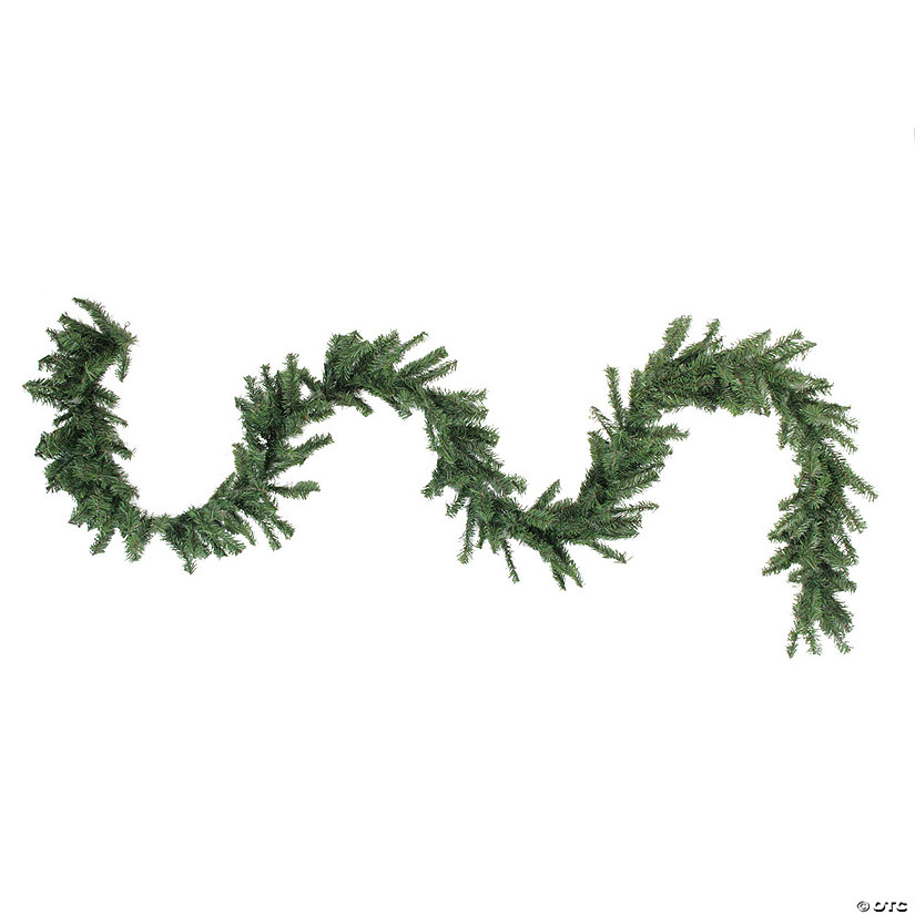 Northlight 100' x 14" Green Canadian Pine Commercial Length Artificial Christmas Garland  Unlit Image