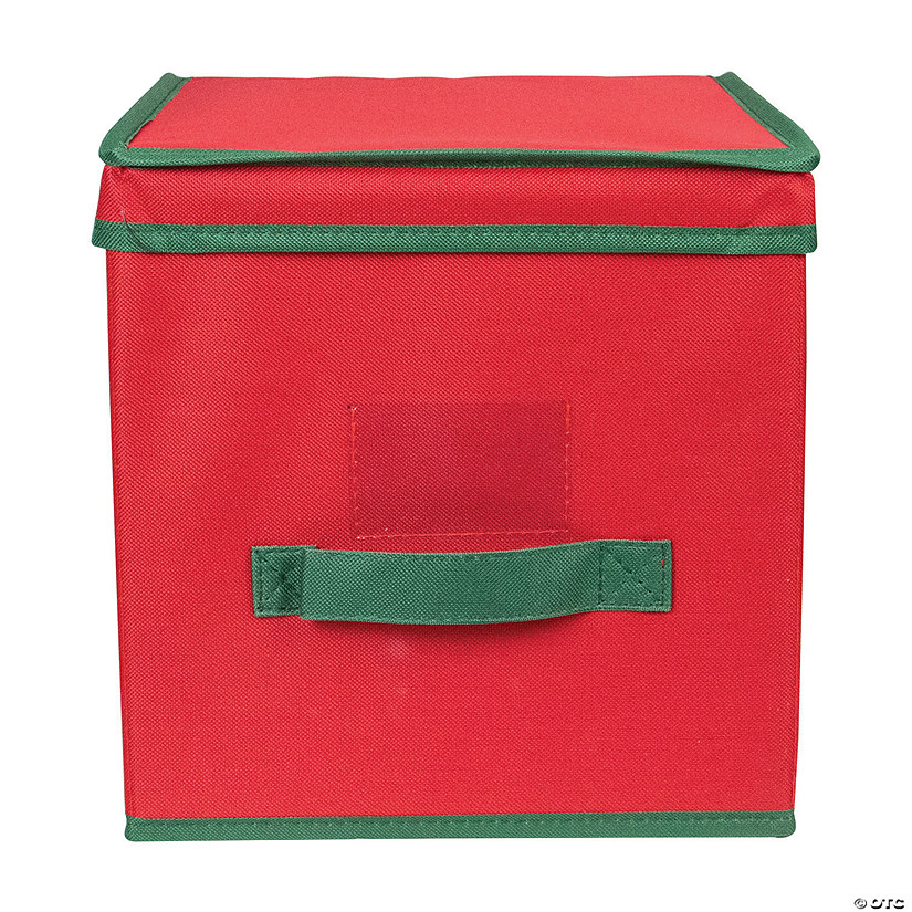 Northlight 13" Christmas Ornament Storage Box with Removable Dividers Image