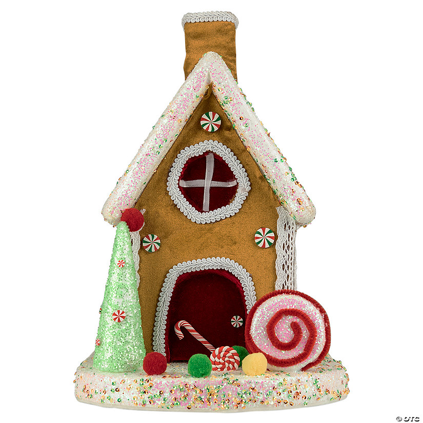 Northlight 13" Gingerbread Candy House Christmas Decoration Image
