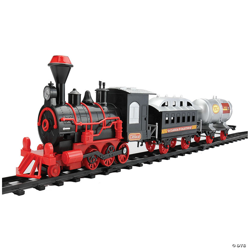 Northlight - 13-Piece Battery Operated Lighted and Animated Christmas Express Train Set with Sound 9.25" Image