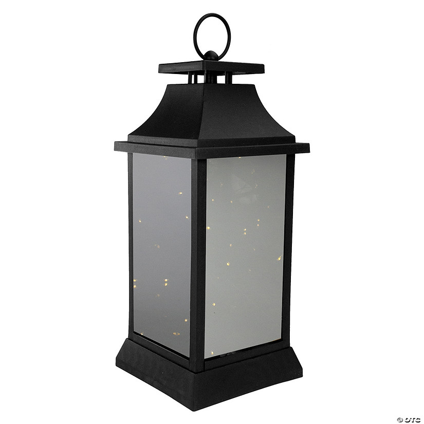 Northlight 16-Inch LED Lighted Battery Operated Lantern Warm White Flickering Light Image