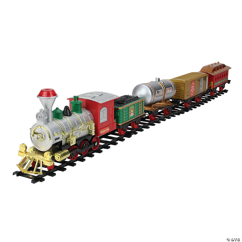 Northlight - 17-Piece Battery Operated Animated Christmas Express Train Set Image