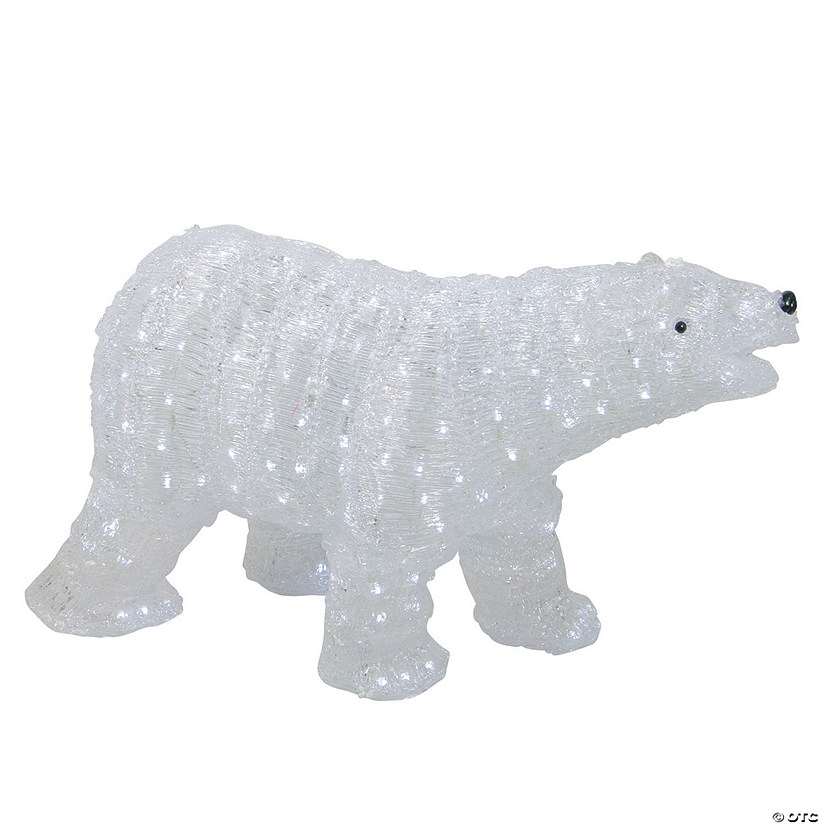 Northlight - 2' Pre-Lit LED Polar Bear Christmas Outdoor Decoration Image