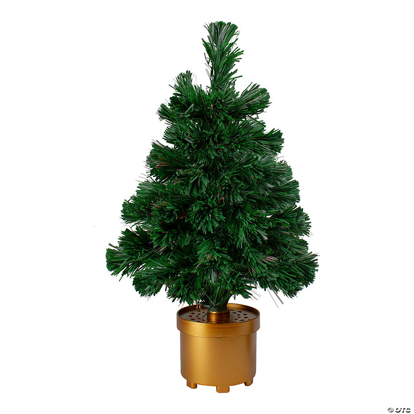 Northlight 2' Pre-Lit Medium Color Changing Fiber Optic Artificial Christmas Tree Image