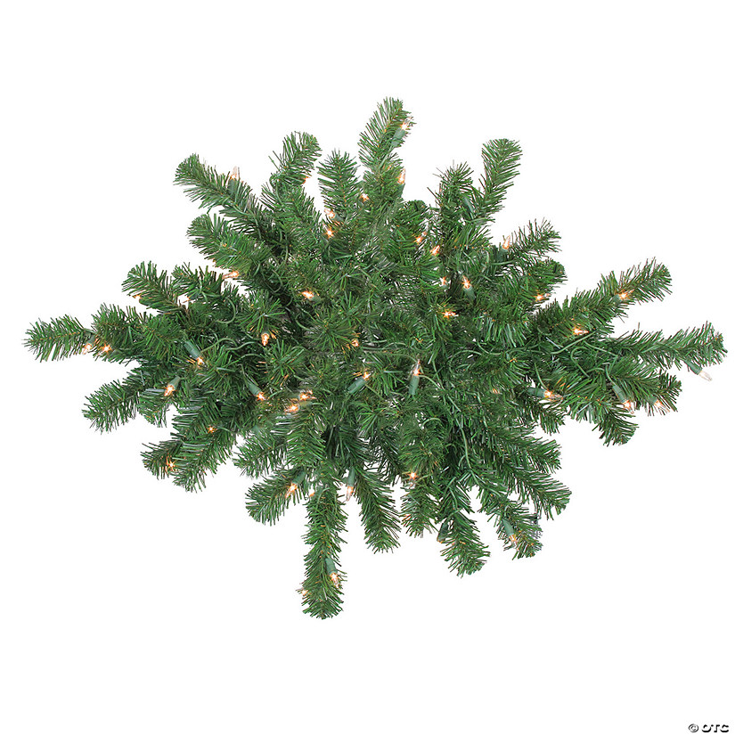 Northlight 28 Pre-Lit Windsor Pine Artificial Christmas Swag - Clear Lights Image