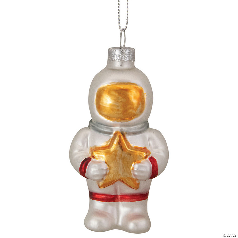 Northlight 3.5" Astronaut Glass Christmas Ornament Image
