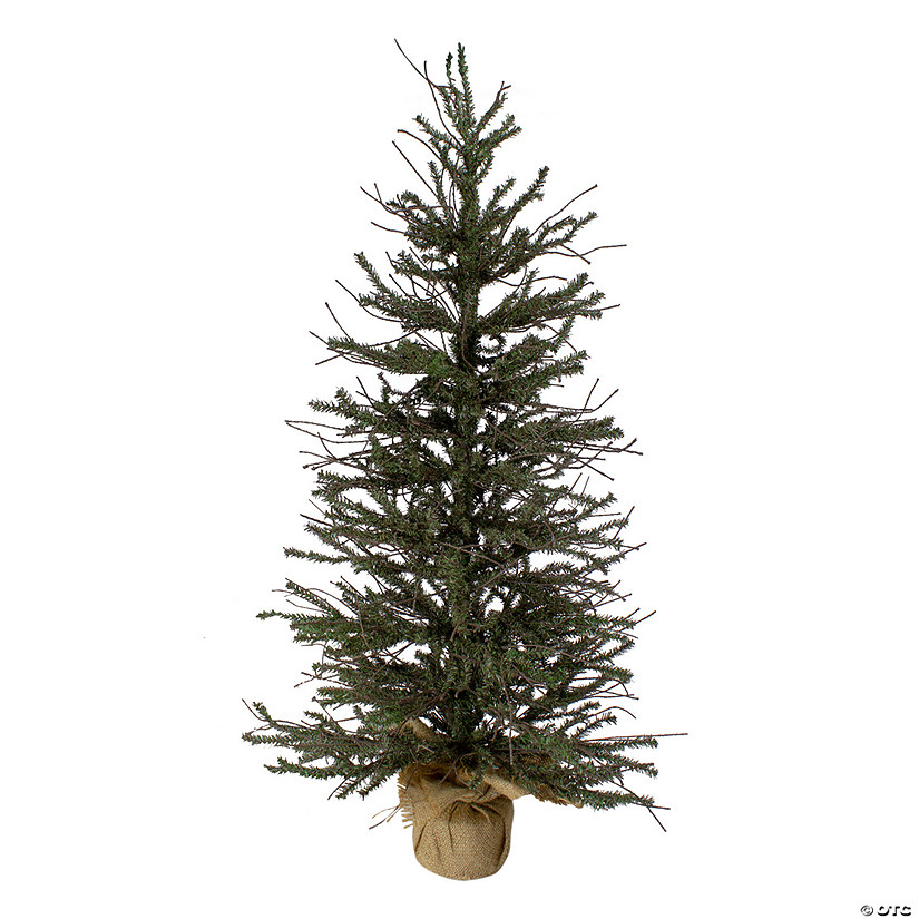 Northlight 3' Warsaw Two-Tone Twig Artificial Christmas Tree - Unlit Image