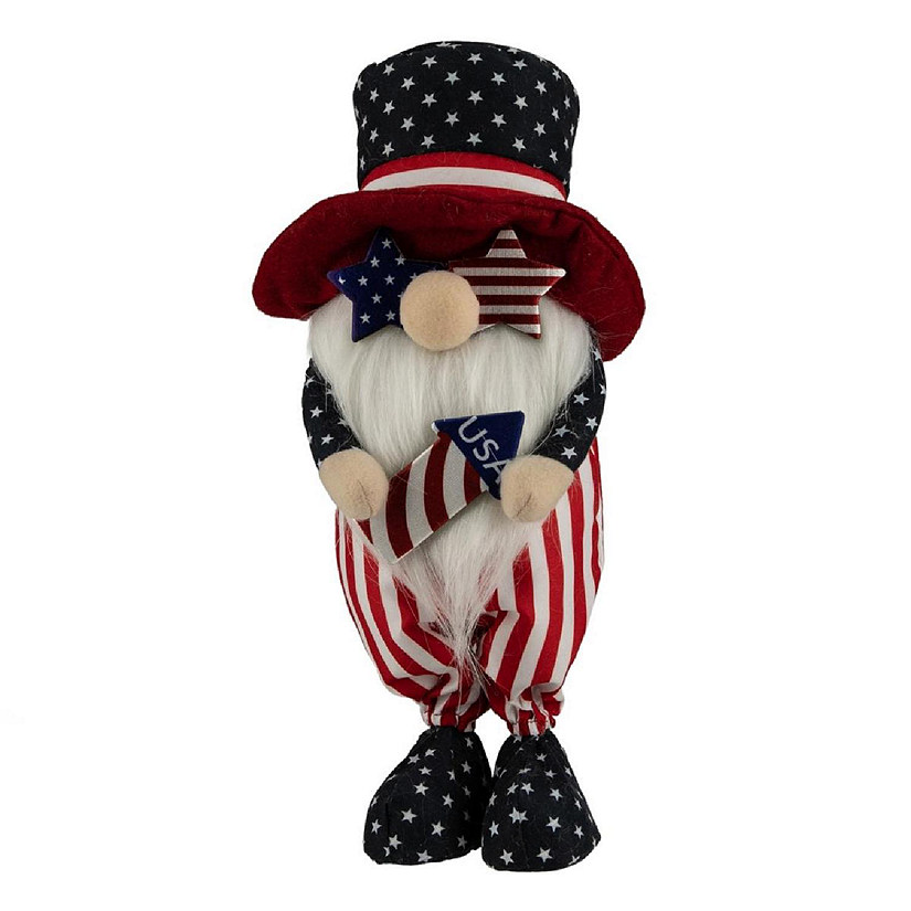 Northlight 35118103 12.25 in. Patriotic Rocket 4th of July Americana Gnome Image