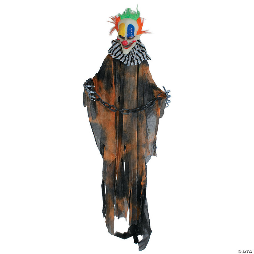 Northlight 42" Animated Halloween Clown with LED Eyes Decoration Image