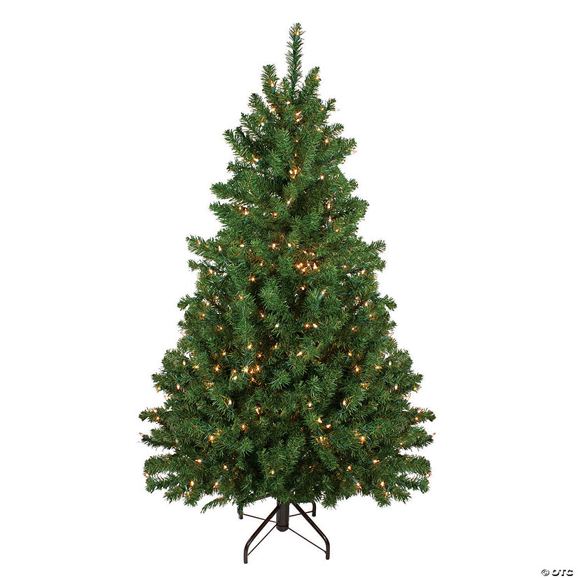 Northlight 5' Pre-Lit Medium Canadian Pine Artificial Christmas Tree  Clear Lights Image