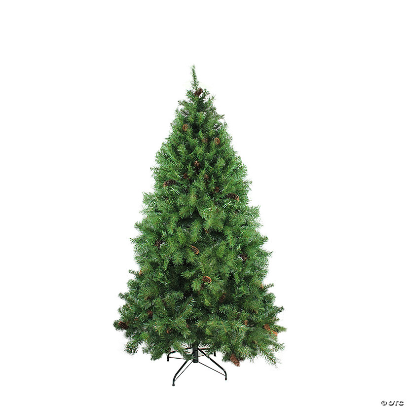 Northlight 6.5' Full Dakota Red Pine with Pine Cones Artificial Christmas Tree - Unlit Image