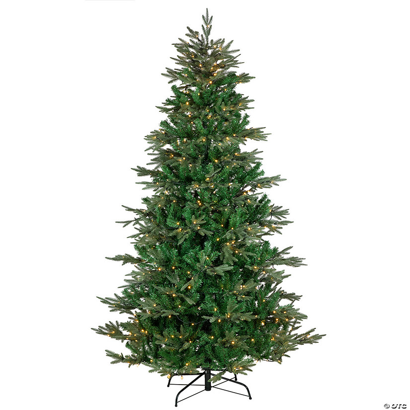 Northlight 6.5' Pre-Lit Hudson Fir Artificial Christmas Tree  Warm White LED Lights Image