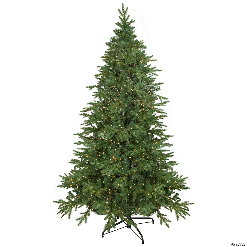 Northlight 7.5' Pre-Lit Birch River Fir Artificial Christmas Tree  Candlelight Clear Lights Image