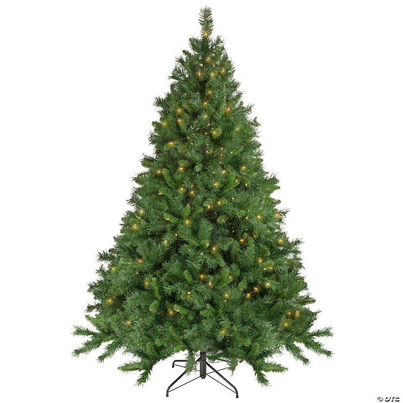 Northlight 7.5' Pre-Lit Chatham Pine Artificial Christmas Tree  Clear Lights Image