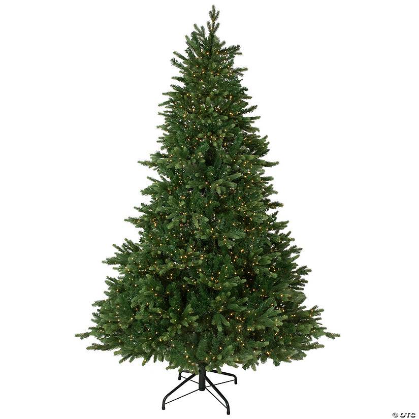 Northlight 7.5' Pre-Lit Full Riverton Fir Artificial Christmas Tree  Warm White Lights Image