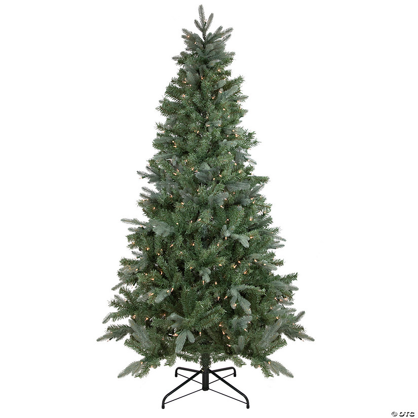 Northlight 7.5' Pre-Lit Granville Fraser Fir Slim Artificial Christmas Tree  Clear Lights Image