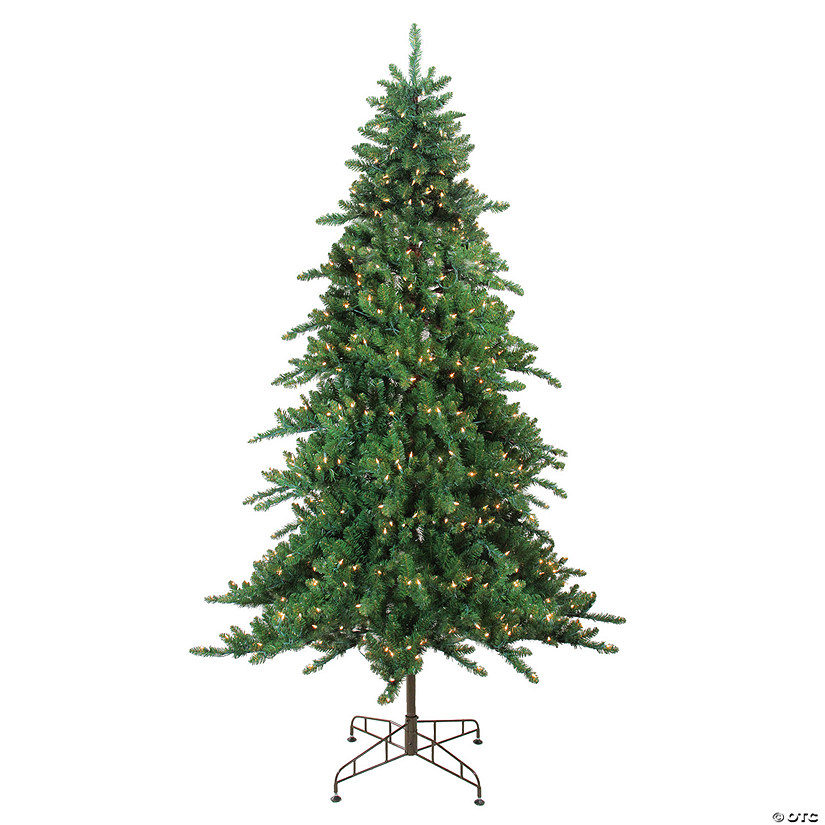 Northlight 7.5' Pre-Lit Medium Eden Spruce Artificial Christmas Tree - Clear Lights Image