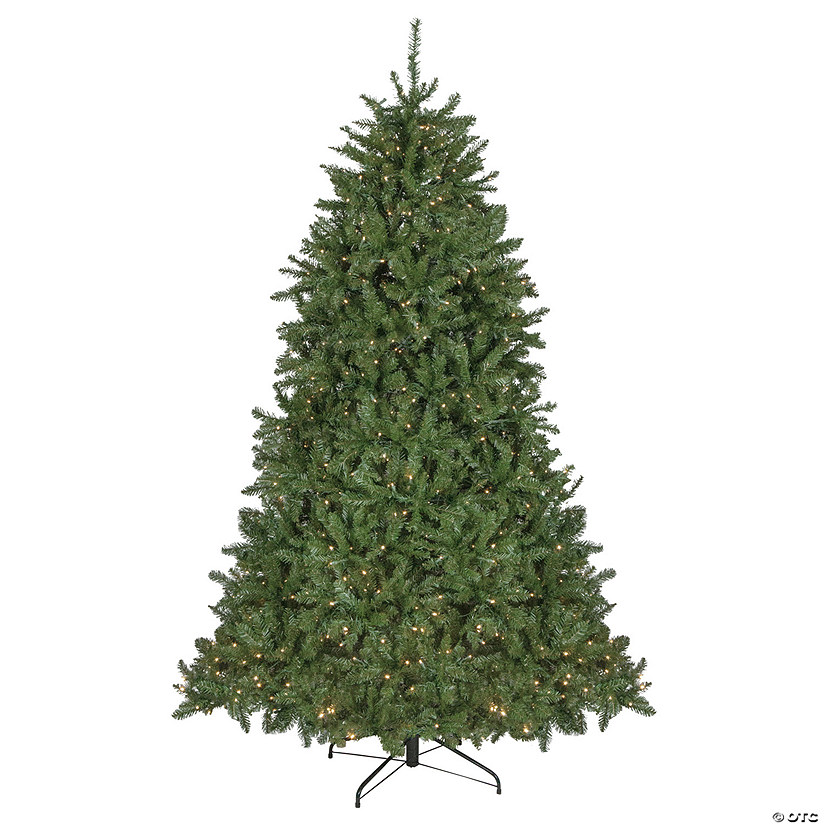 Northlight 7.5' Pre-Lit Rockwood Pine Artificial Christmas Tree  Clear LED Lights Image