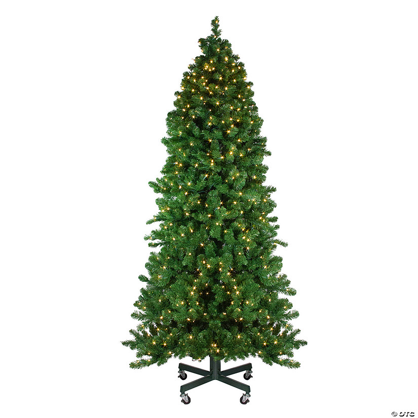 Northlight 7.5' Pre-Lit Slim Olympia Pine Artificial Christmas Tree - Warm White Lights Image