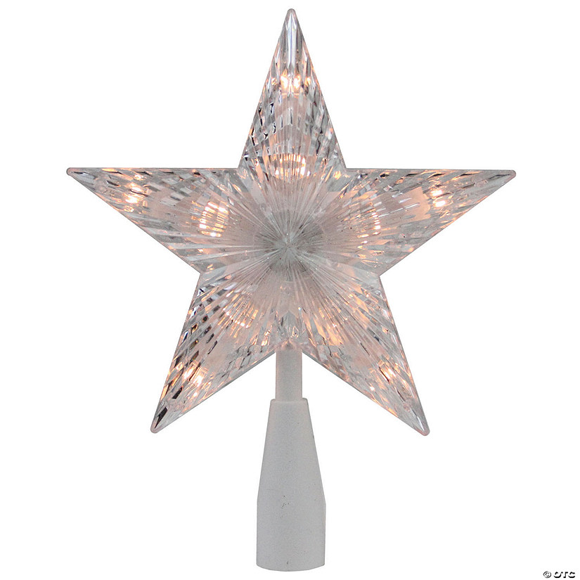Northlight 7" Pre-Lit 5-Point Star Traditional Christmas Tree Topper Image