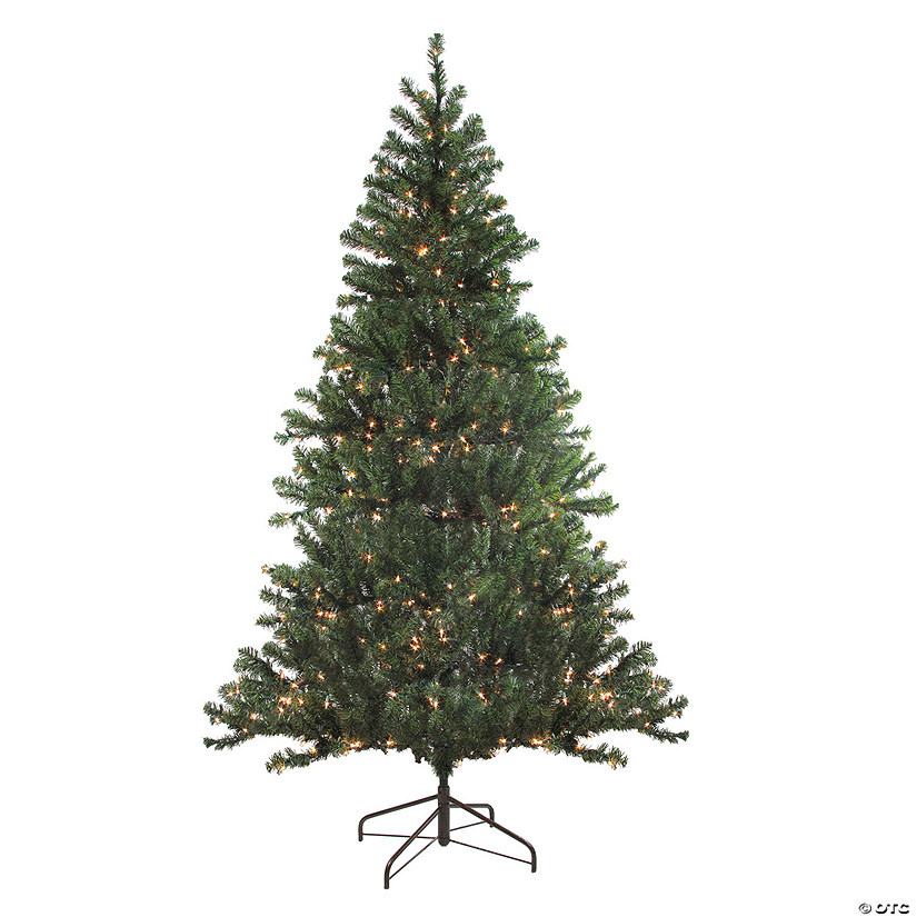 Northlight 7' Pre-Lit Medium Balsam Pine Artificial Christmas Tree - Clear Lights Image